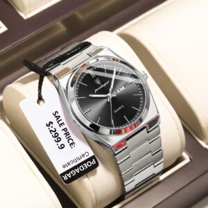 POEDAGAR 930 Watch (Black Color)